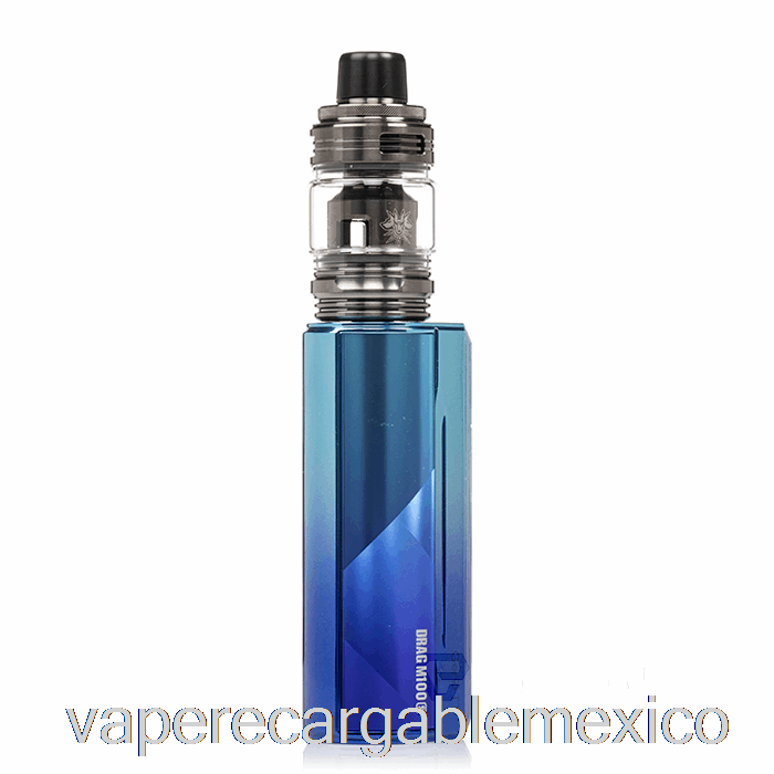 Vape Recargable Voopoo Drag M100s Kit De Inicio Cian Y Azul